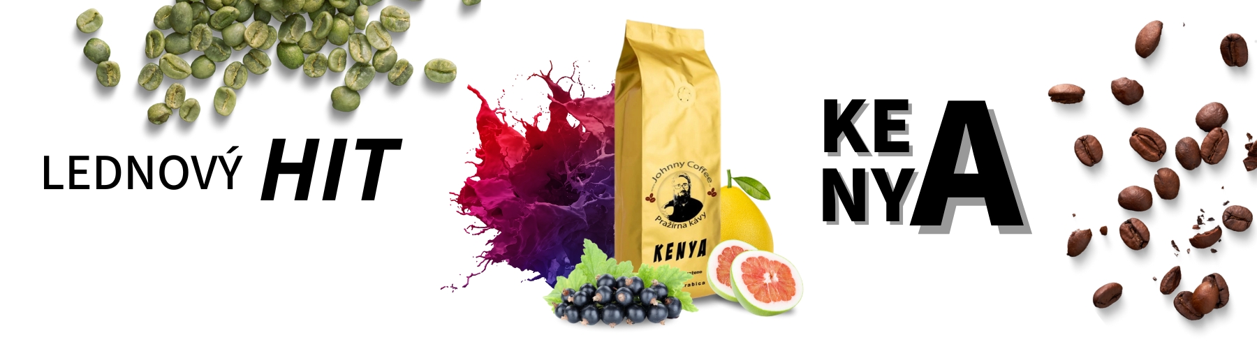 káva Kenya středně pražená
